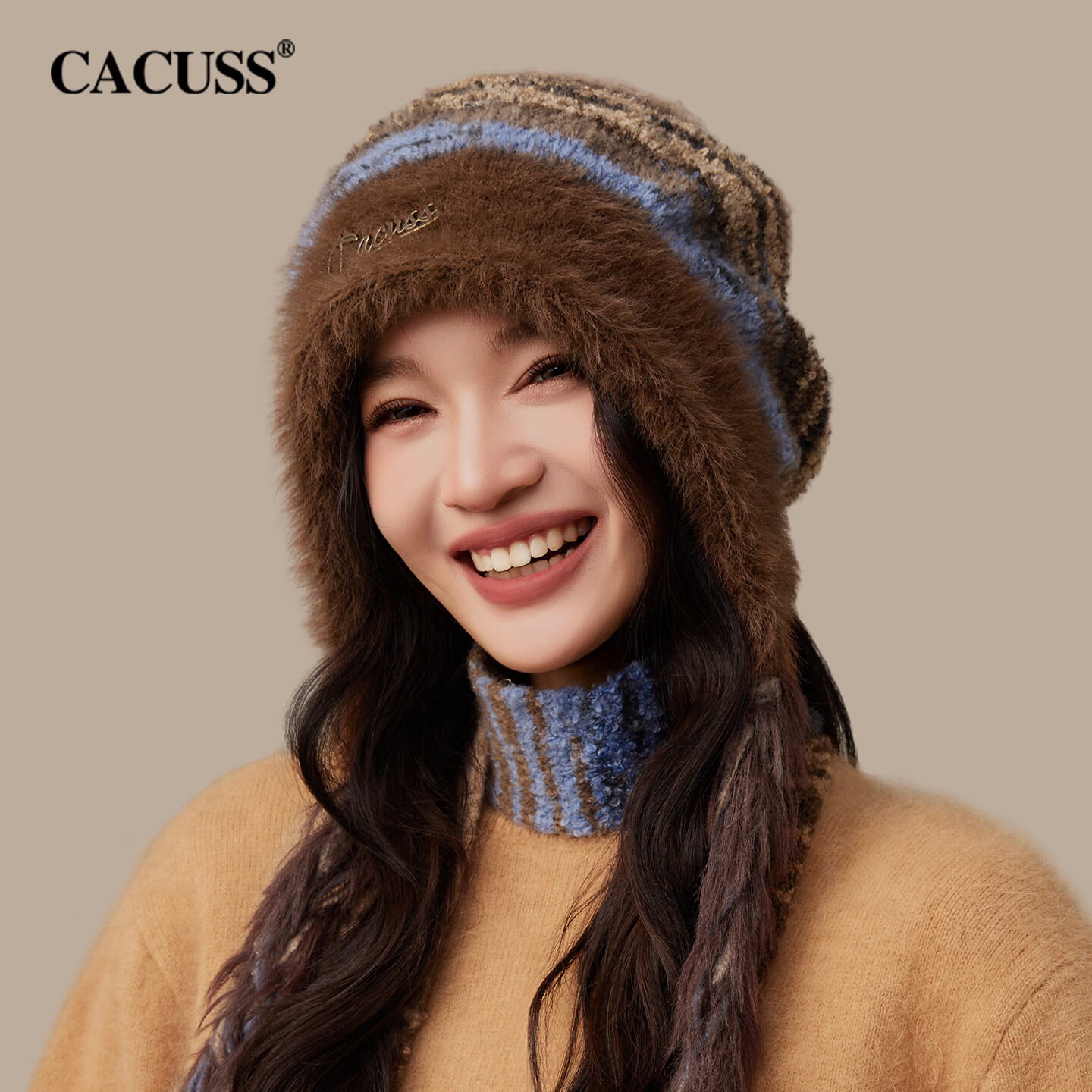 Женская зимняя шапка CACUSS