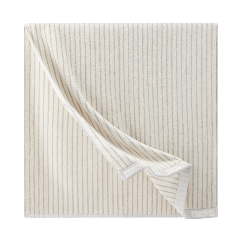 Bananain 301H Bath Towel, Unisex Pure Cotton Shower Towel, Extra Large And Thick, 100% Cotton, Absorbent And Antibacterial - Gray Rock