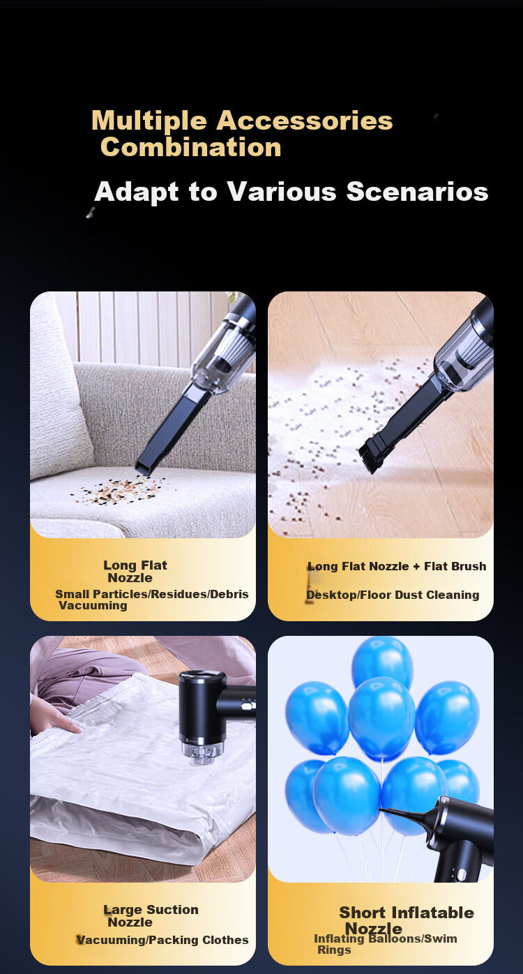 NVV Turbo Fan Brushless Powerful Handheld Dust Blower Computer Case Cleaning Air Blower NK-26S 6