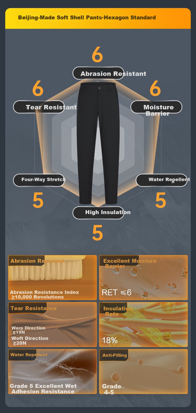 JD Original Tactical Pants for Women, Outdoor Long Trousers, Slimming Dress Pants, Athletic Casual Pants, Cream Color, XL 2