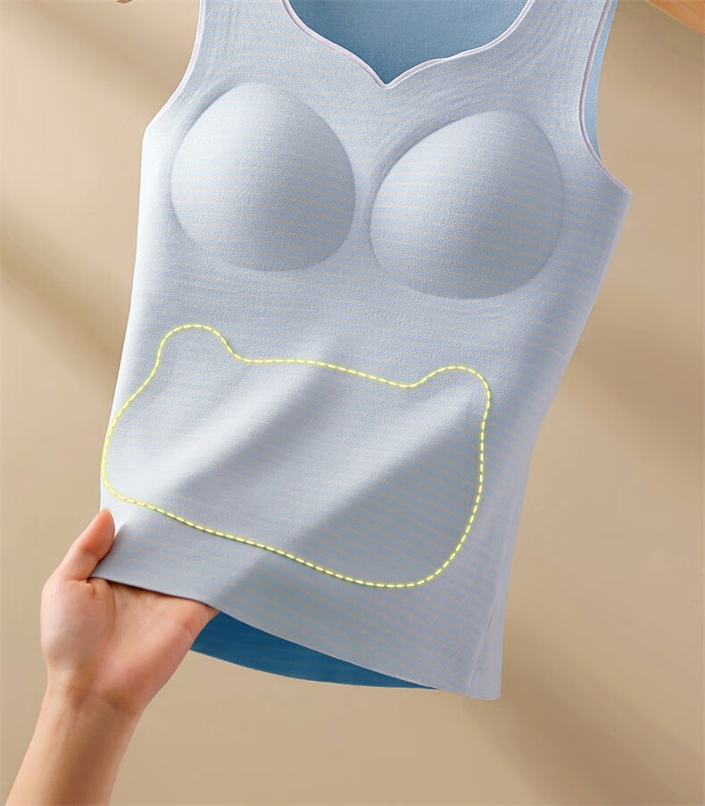 MiiOW 2-Pack Thermal Padded Vest for Girls, Fleece-Lined, Middle and High School Student Base Layer, Stage Two 15