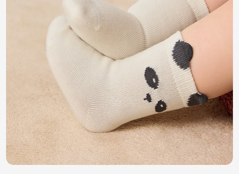 Niduoxiong Newborn Baby Socks, Pure Cotton Class A Children's Socks for Spring, Autumn And Winter, 0 to 3 Months, Newborn Infant Socks, Small Preemie Socks 4