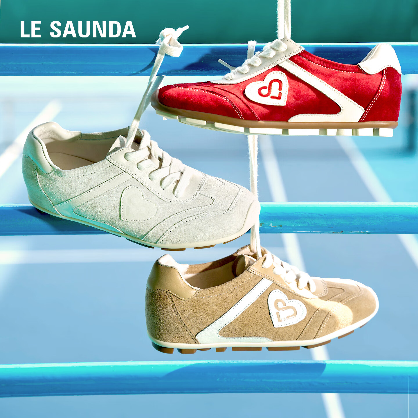Laird New Arrival German Training Shoes Commuter Casual Genuine Leather Height Increasing Agan Shoes Women 6T34101 Flame Red RDS 37
