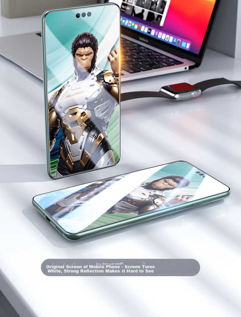 BLUEO [Class ZEISS T*AR Enhanced Transparency + 3D Curved Edge] Screen Protector for Huawei Mate 70 Pro/70 Pro+/Mate 70 RS, Tempered Glass Film with Dust-Free Installatio 8