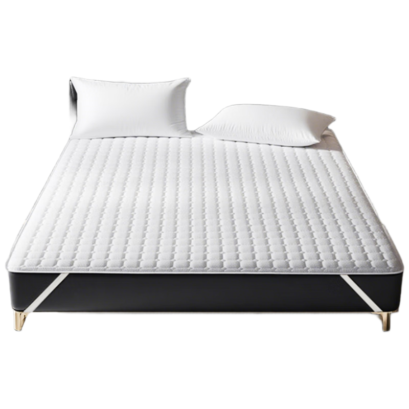 Ranpai Fitted Sheet Protector, Hotel Thickened Washable Soft Mattress Pad, Dirt-Proof And Stain-Resistant Mat, 1.5-Meter Double Bed, 150x200cm