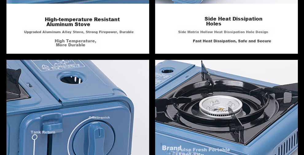 Jauto MAXSUN Outdoor Portable Gas Stove MS-3500S, Butane Cartridge Stove for Home Use 24