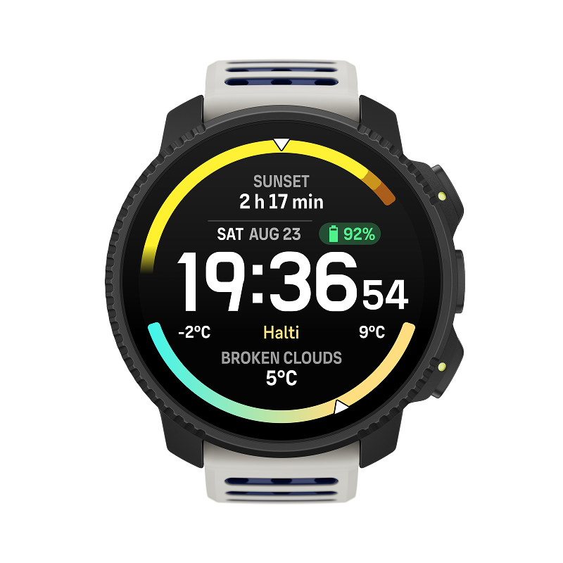 SUUNTO Vertical 2 Outdoor Adventure Flagship Watch Mountaineering GPS Heart Rate Blood Oxygen Sports Watch Snow White