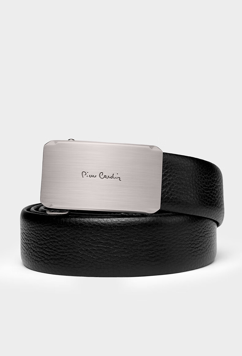 Pierre Cardin Men's Leather Belt Business Automatic Buckle Casual Waistband Trendy Pants Belt New Year Gift 5