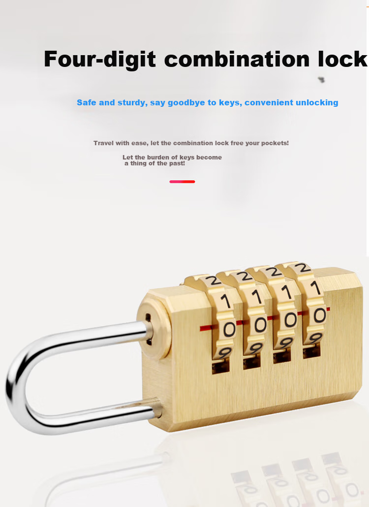 Aoben Password Padlock, Luggage Lock, Dormitory Gym Locker Lock, Toolbox Combination Lock JH202 2