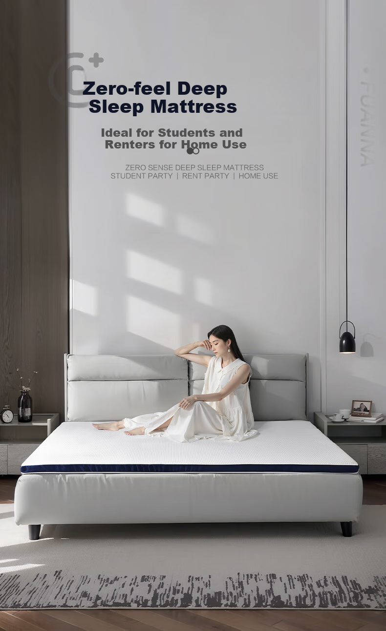 FUANNA Mattress, Cloud-Like Deep Sleep Slow Memory Foam Antibacterial Single Bed Pad 120cm×200cm×5cm Removable And Washable 2