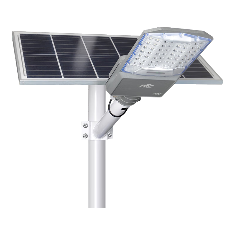 NVC Solar Outdoor Lighting Street Light Floodlight High Brightness Remote Control 5150lm Coverage Approx. 280㎡