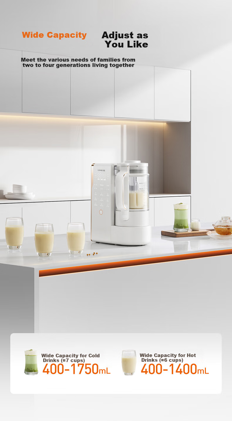 Joyoung High-Speed Blender, Quiet Variable Frequency Blender, Home Automatic Water Tank Juicer And Soy Milk Maker, 1.75L Noise Reduction Food Processor, B1U Subsidies 29