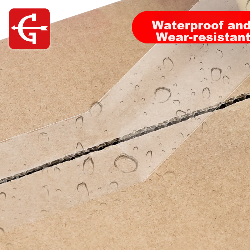 Yongguan Transparent Tape for Packaging, Sealing Express Boxes, Wide Adhesive Tape for Goods, Factory Warehouse Moving, 60mm*100y (91.4m) *50um*5 Rolls/bucket, Complies with EU PPWR