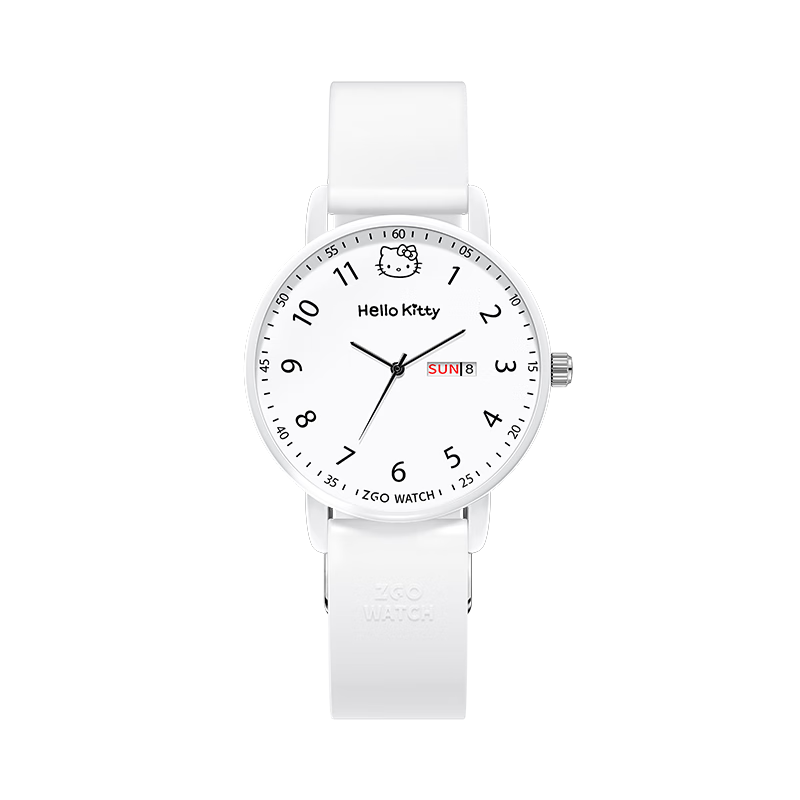 Hello Kitty Student Exam Watch for Girls Middle and High School Quiet Quartz Movement