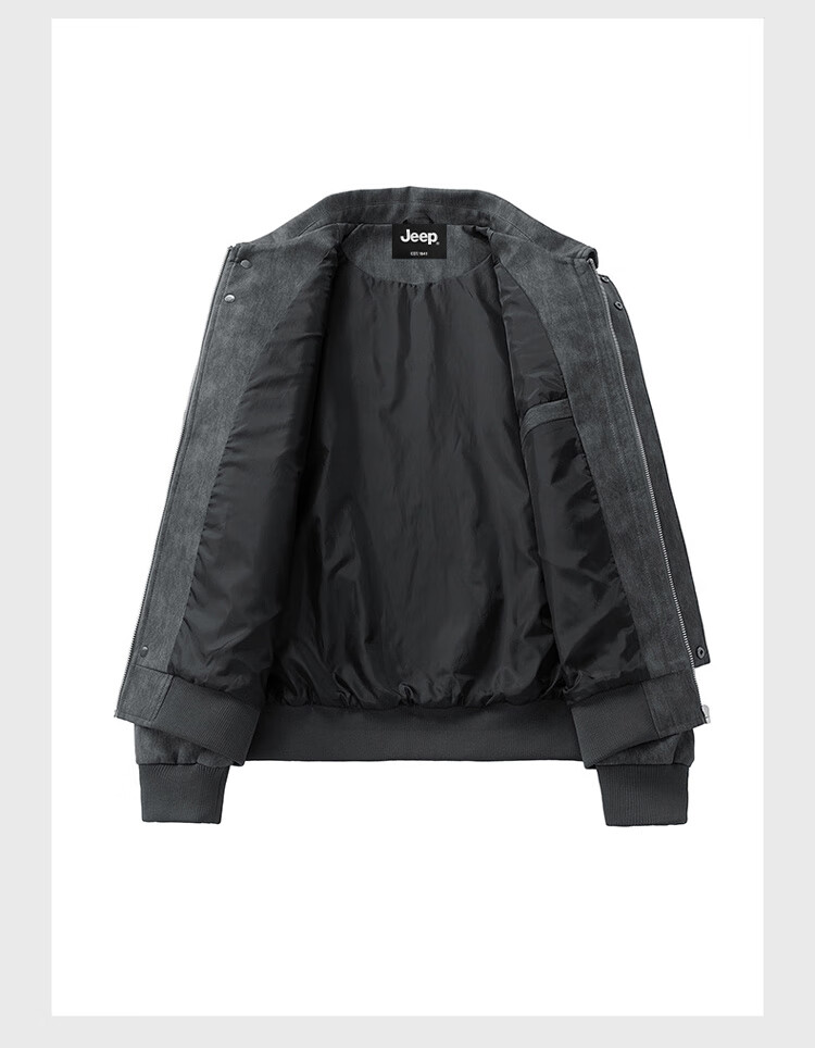 JEEP SPIRIT Men's Jacket Casual American Workwear Spring Autumn High-end Trendy Men's Outerwear 8