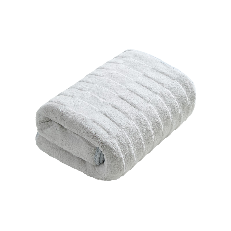 Grace Jieliya Bath Towel 10A Antibacterial Gray Men's Quick-Dry Absorbent Shower Towel, Lint-Resistant, Extra Large and Thick for Women