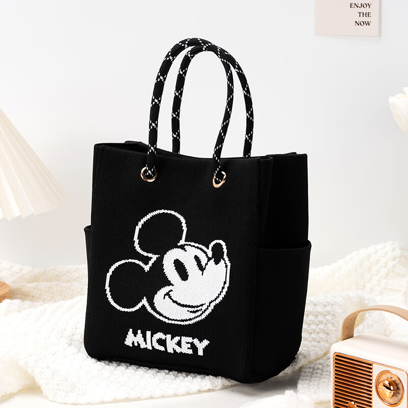 Disney Handbag, Women's Bag, Mickey Mouse Large Capacity Commuter Tote Bag, Small Purse for Women, College Student Bag, Women's Bag