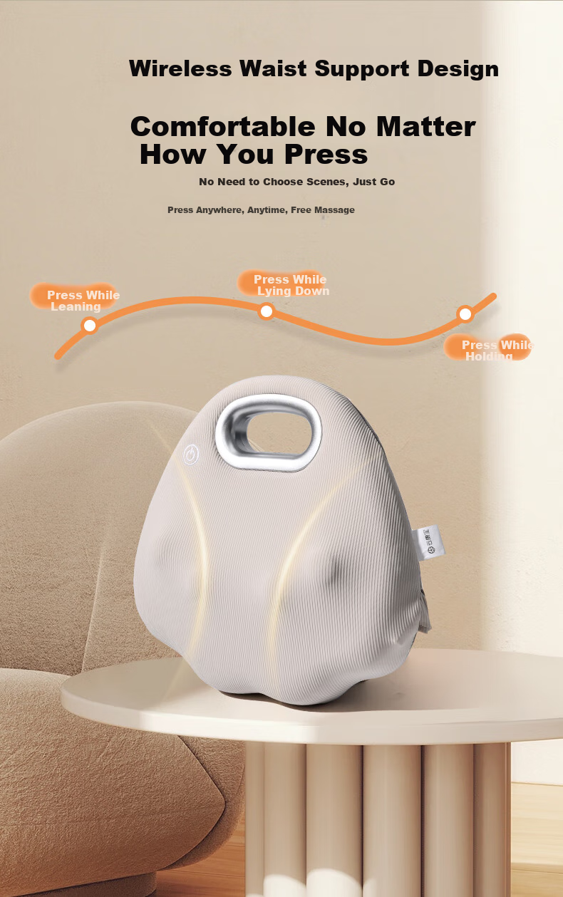 Yolanda Back Massager Fascia Gun Shoulder Neck Spine Back Hot Compress Waist Protector Full Body Massage Cushion Gift for Elders, Holidays, Birthdays, Boyfriend Girlfriend 11