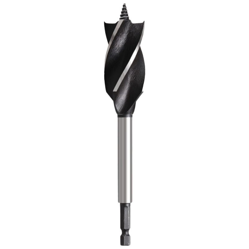 Yanyan Woodworking Countersink Drill Hex Shank Four-Slot Four-Blade Hole Punch and Reamer Tool 10+12+13+14mm [4-Piece Set]