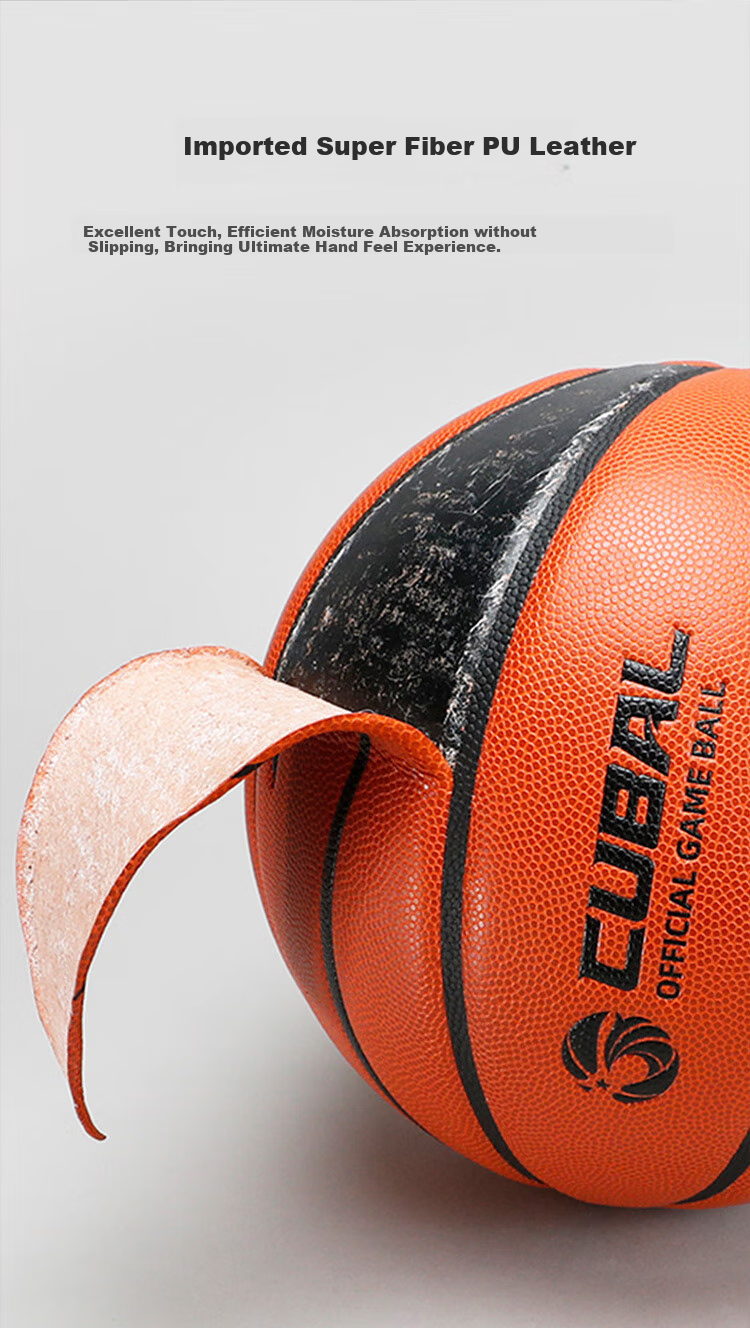 ANTA Basketball Size 7 ACE-600 Series CUBAL League Official Ball, Imported Microfiber PU Ball, Professional Competition Ball 6