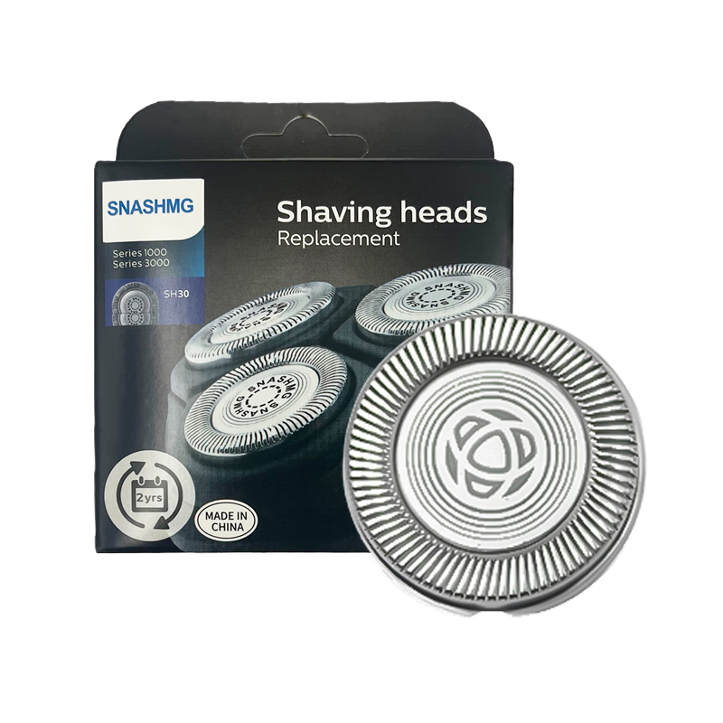 Dongnailun Replacement Shaver Heads for Philips S1000/3000 Series SH30, Compatible with Series 1203/5091/560, 3 Blades + 3 Foils Accessories