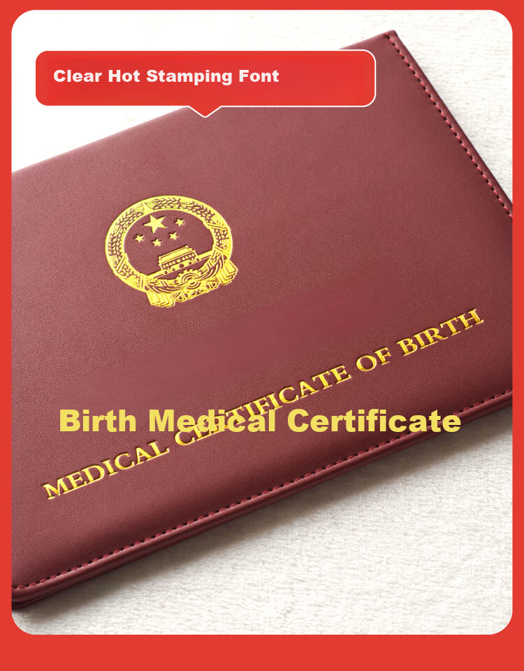 JONEVEE Birth Certificate Protector, Standard Universal, Baby Birth Medical Certificate Cover, Thickened Blue, ZWCS15 13
