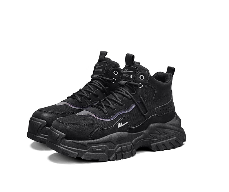 Warrior Men's Martin Boots Casual Shoes 2677 Black Size 43 20