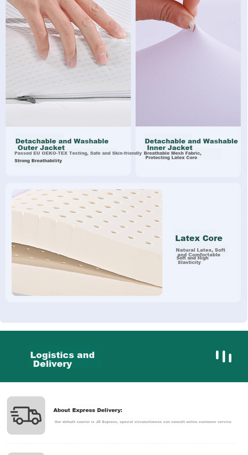 Yikafu Latex Mattress, 1.8x2m, Dormitory Natural Latex Student Mattress, 5cm Thick, 1*1.9 Meters, Medium Firmness 16