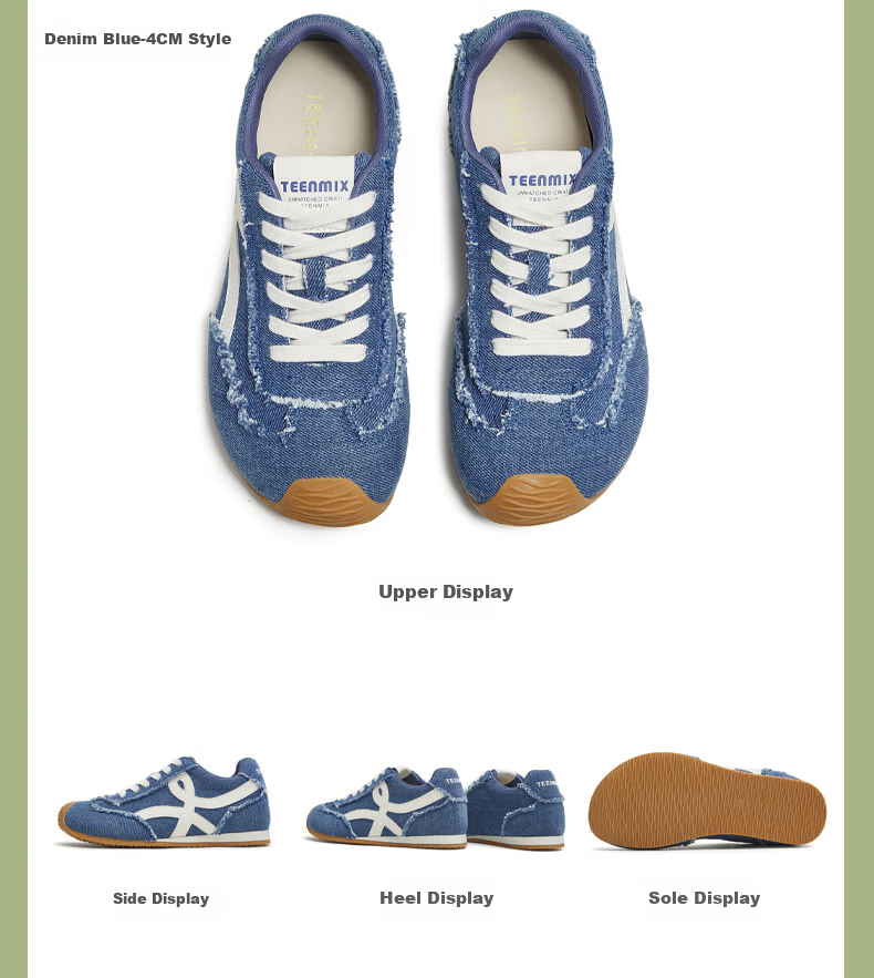 TEENMIX Rainbow Filling Candy, Height-Increasing Thick-Soled Red Forrest Gump Sneakers, Casual Sports Shoes 22