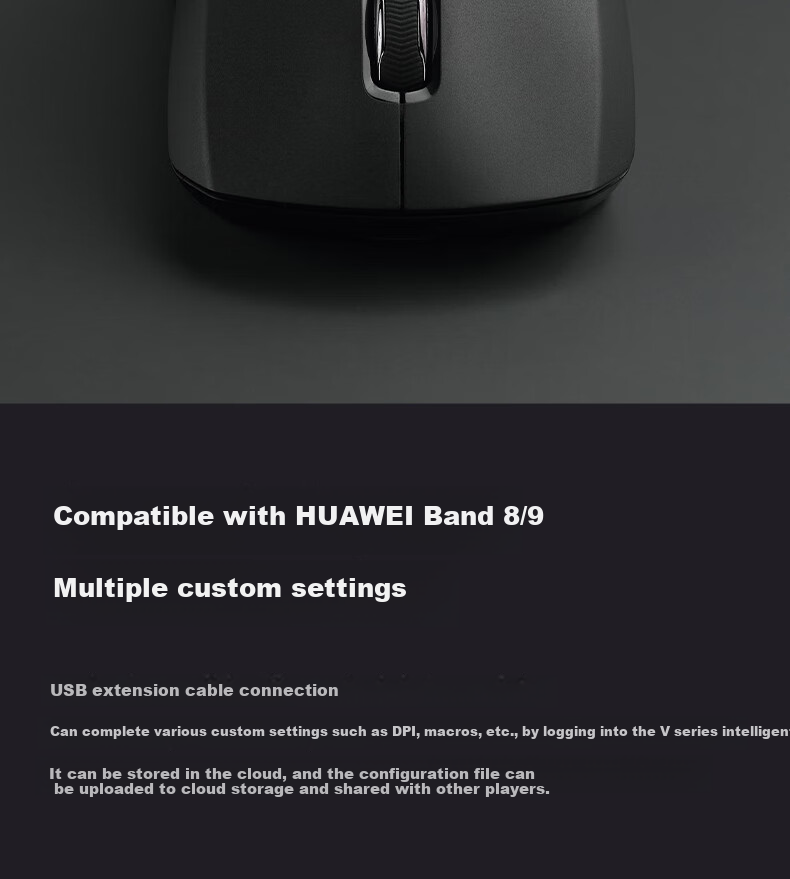Rapoo VT9PRO V2 Large Hand Wireless/Wired Dual-Mode Gaming Mouse Lightweight PAW3955 Engine Delta Operation FPS PUBG Esports Black White 14