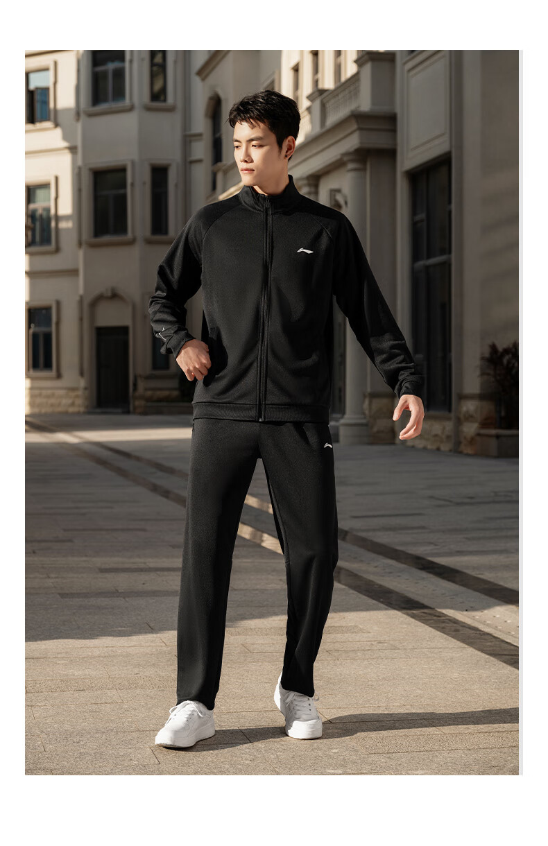LI-NING Unisex Badminton Jacket and Sweatshirt Set Long Sleeve Autumn Winter Sports Teamwear 3XL 9