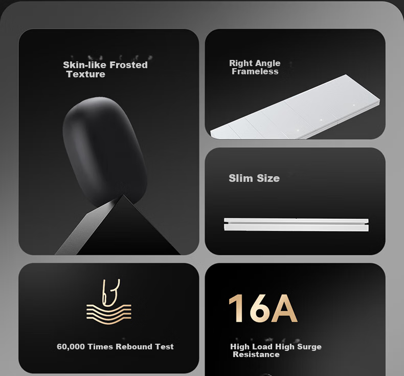 Yeelight Smart Switch K1 Home Voice Remote Control No Neutral Wire Single Wall Switch Cangshan Mist Gray for Living Room Bedroom 2