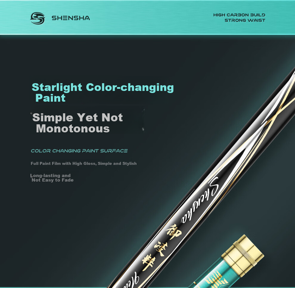 Shensha 2.7-Meter Yulingcui 28-Section Fishing Rod, Wild Fishing All-Purpose Rod, Ultra-Light And Ultra-Hard Fishing Pole, Carp Rod, Handheld Fishing Rod 14