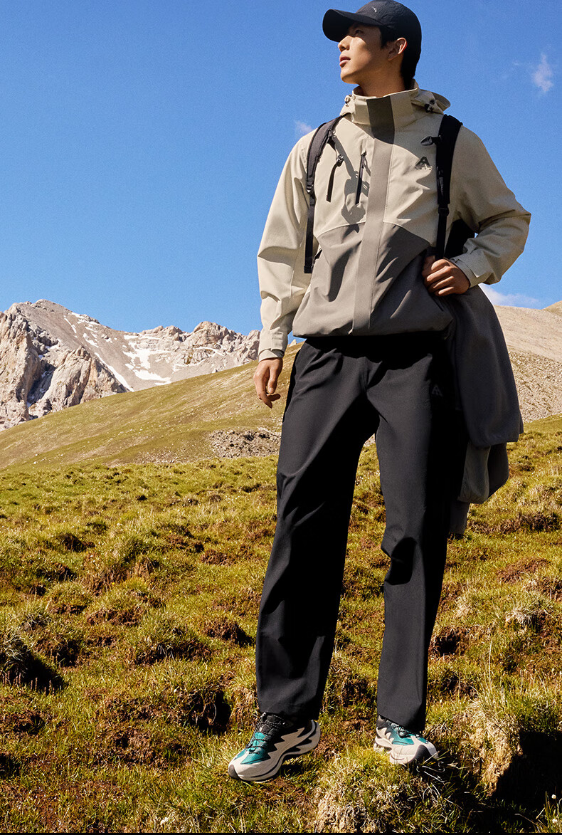 ANTA Water Shell Jacket | Dadi Zhike 3.0 Functional Three-In Jacket for Men, Windproof, Waterproof, Fleece-Lined, Two-Piece Set 3