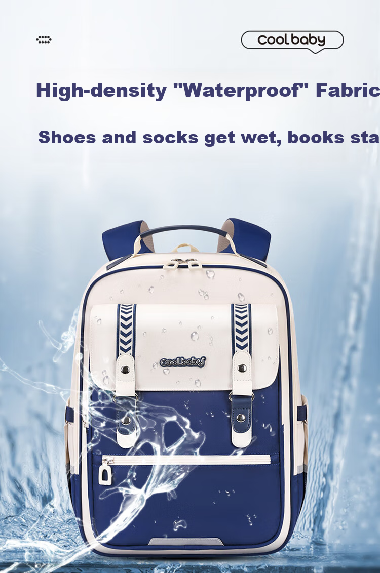 COOLBABY Schoolbag for Primary School Boys And Girls Grades 1-3 Children's Spine-Protecting Shoulder-Protecting Stylish Backpack 14