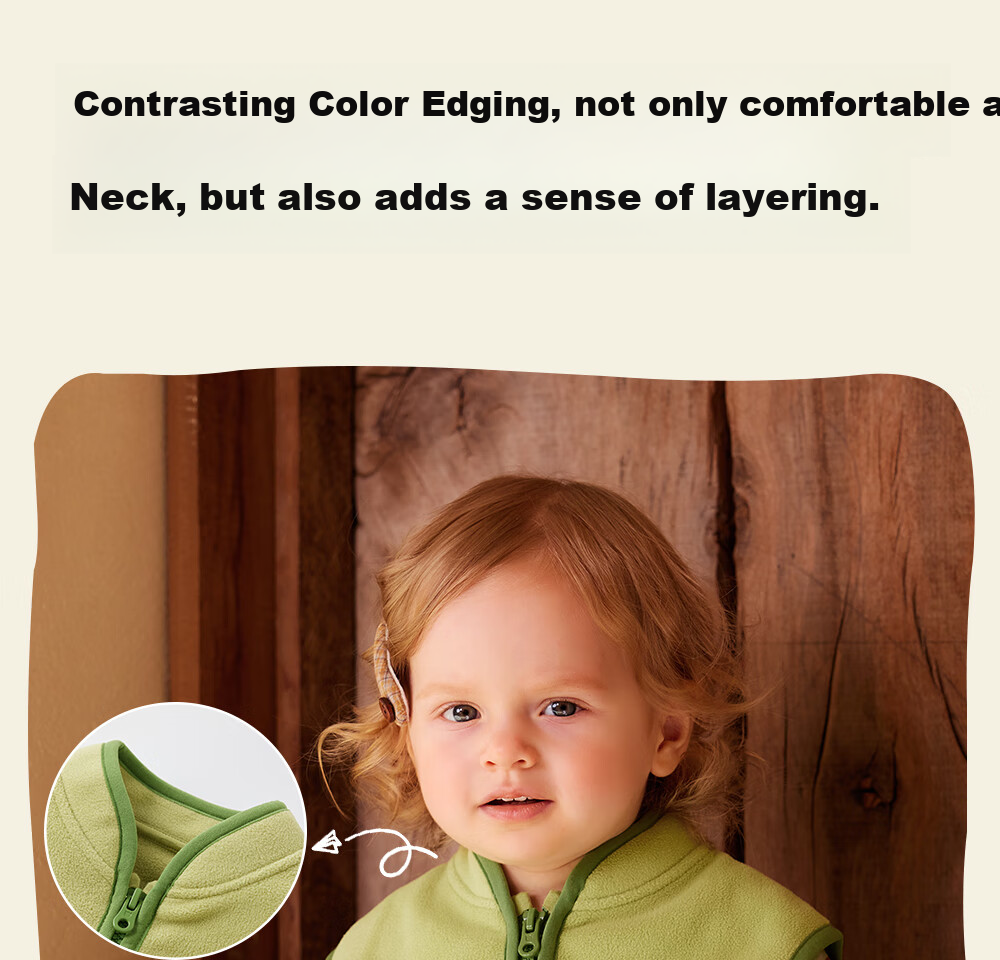 Beitaisi Children's Vest, Spring And Autumn School Uniform Essential, Infant Waistcoat, Boys And Girls Baby Fleece Vest Jacket 16