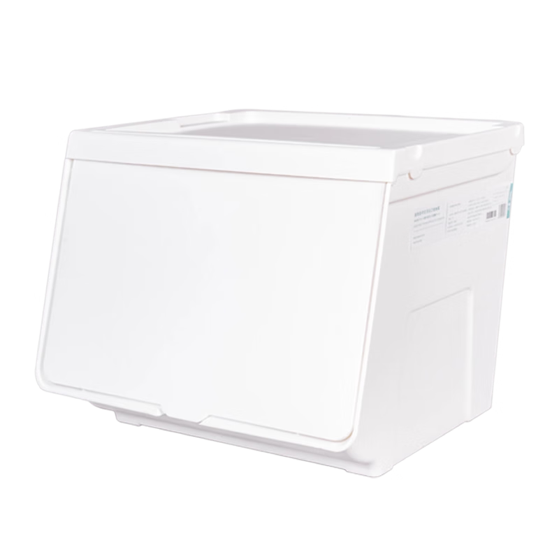 Jicang Front-Opening Storage Box, Children's Toy And Clothing Organizer, Slanted Opening Sorting Box, Flip-Top Storage Cabinet, 3 Pieces