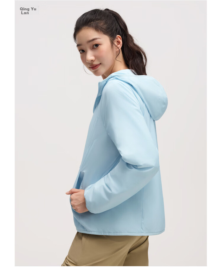 Beneunder Women's Jacket, Warm And Cold-Resistant, Zoned Elastic Fleece, Hooded, New Style, Medium Warmth, Lightweight, Quick-Heating Cotton Padded Coat, Machine Washable, CL020 23