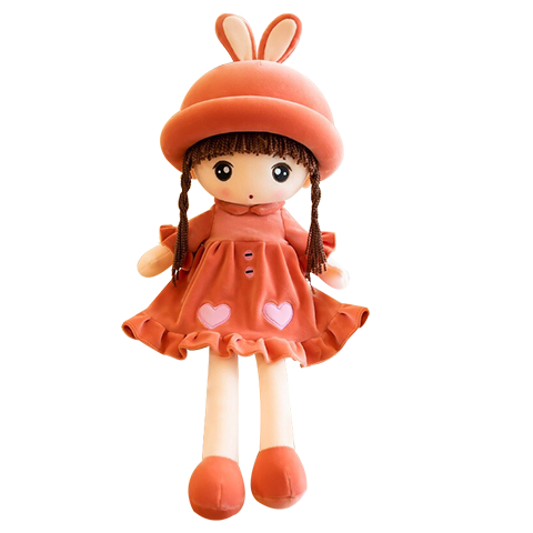Airuisi Rabbit Plush Toy, Stuffed Animal Doll, Bayo Sleeping Pillow, Children's Birthday Gift for Girls