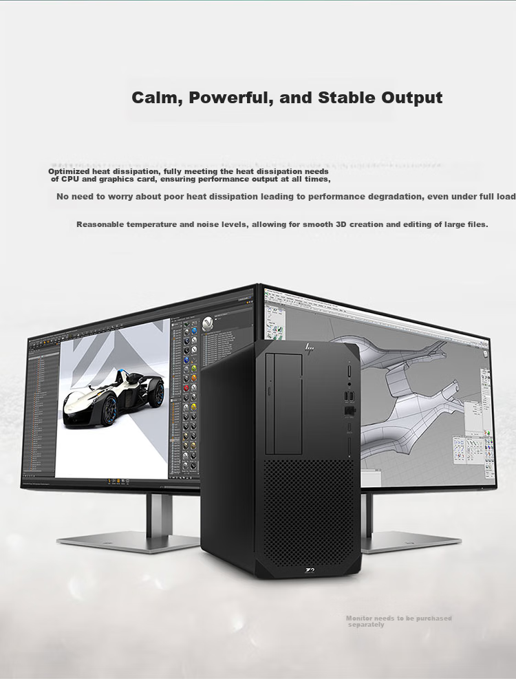 HP Z2 G9 TWRi9-14900K/128G/1TSSD+2TSATA/RTX4000Ada20GB/WiFi/Mouse/3-Year Warranty/P27 Monitor/DP Cable 6