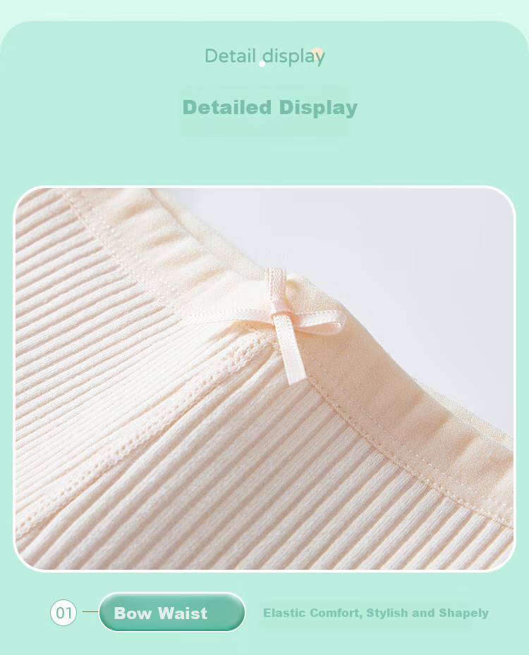 LangSha Children's Underwear, Girls' Mid to Big Kids A-Class Cotton Anti-Exposure Panties, Summer Thin Style Baby Boxer Briefs 14