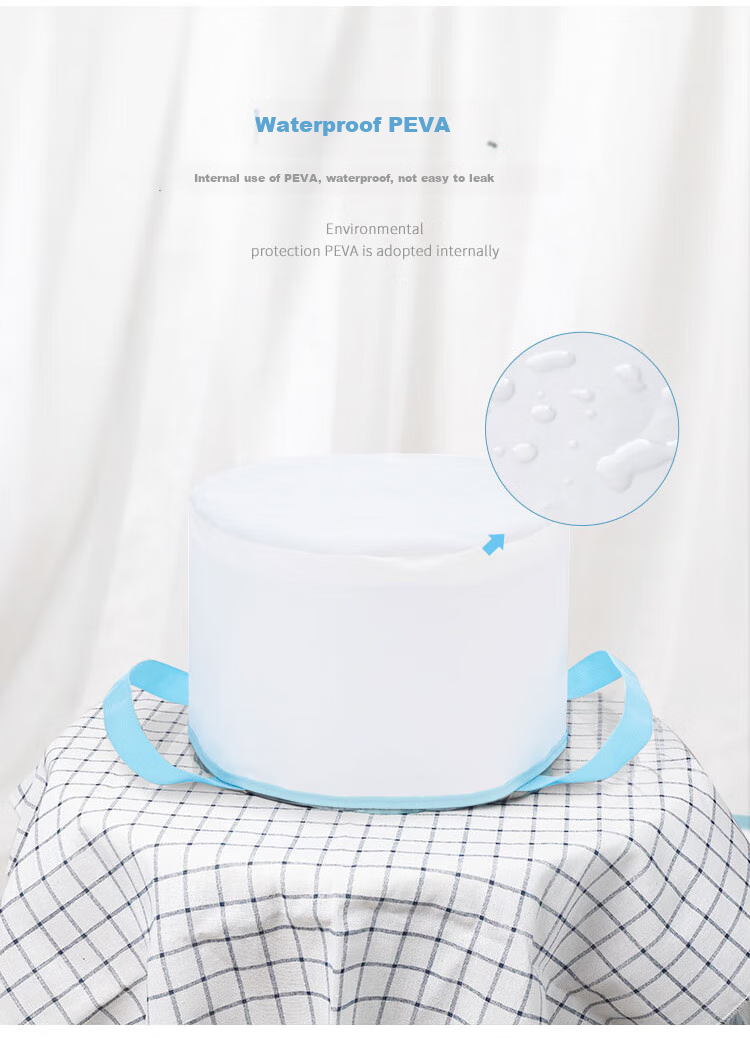 40,000km Foldable Foot Soaking Bucket Portable Insulated Foot Bath Bag for Home and Dormitory Use 3