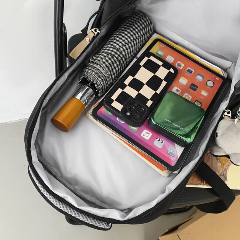 Huili Backpack for Women, College Students, High School Students, Teenage Girls, Casual Simple Lightweight Large Capacity Backpack for Me 10
