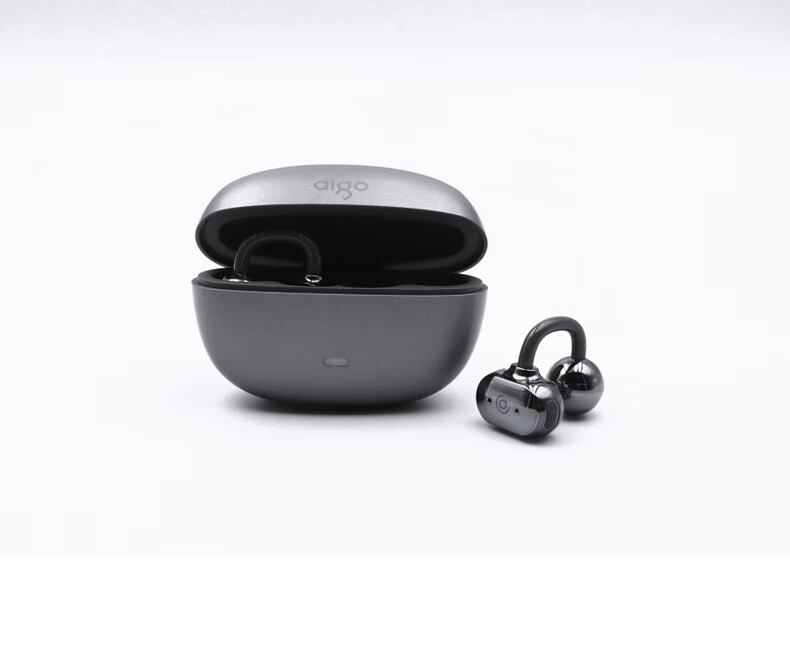 Aigo True Bone Conduction Clip-On Bluetooth Kids Earphones IP68 Waterproof Open-Ear Wireless Sports Noise-Cancelling Headset GS10 Purple 22