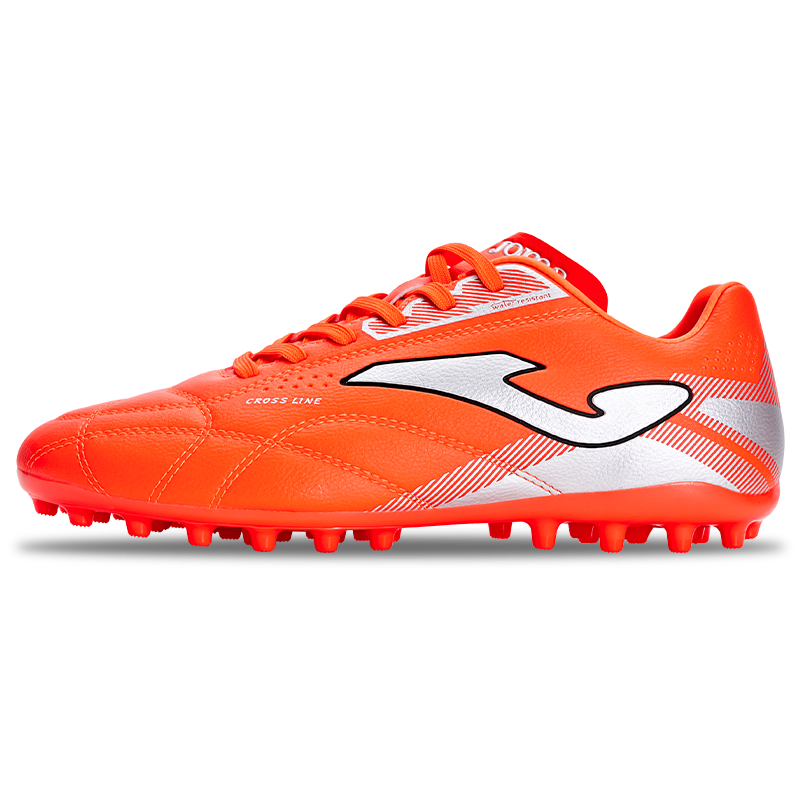 JOMA Men's Football Shoes MG Short Studs Non-Slip Wear-Resistant Breathable Professional Soccer Match Training Shoes Orange Size 43