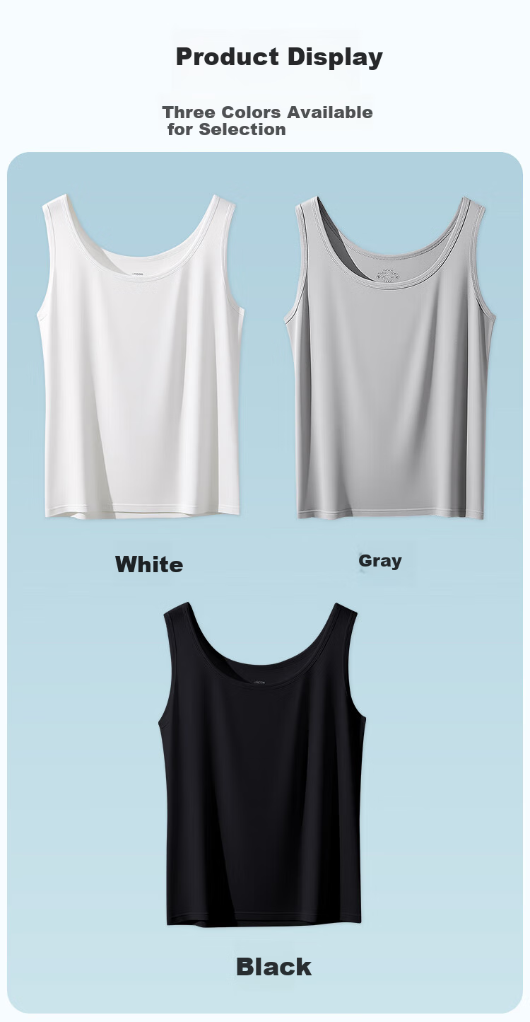 Comfortable and Cool Modal Camisole with Side Coverage, Perfect for Layering, Women's Thin Summer Tank Top 8