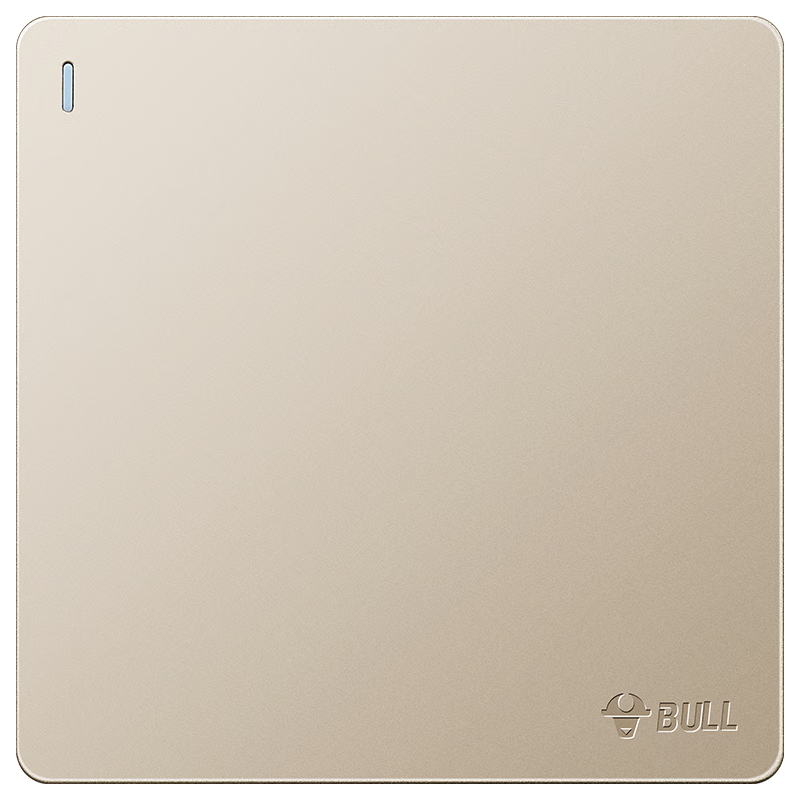 BULL Switch Socket G12 Series Single-Pole Switch Cream-Style Large Panel Switch G12K111 Starry Sky Gold