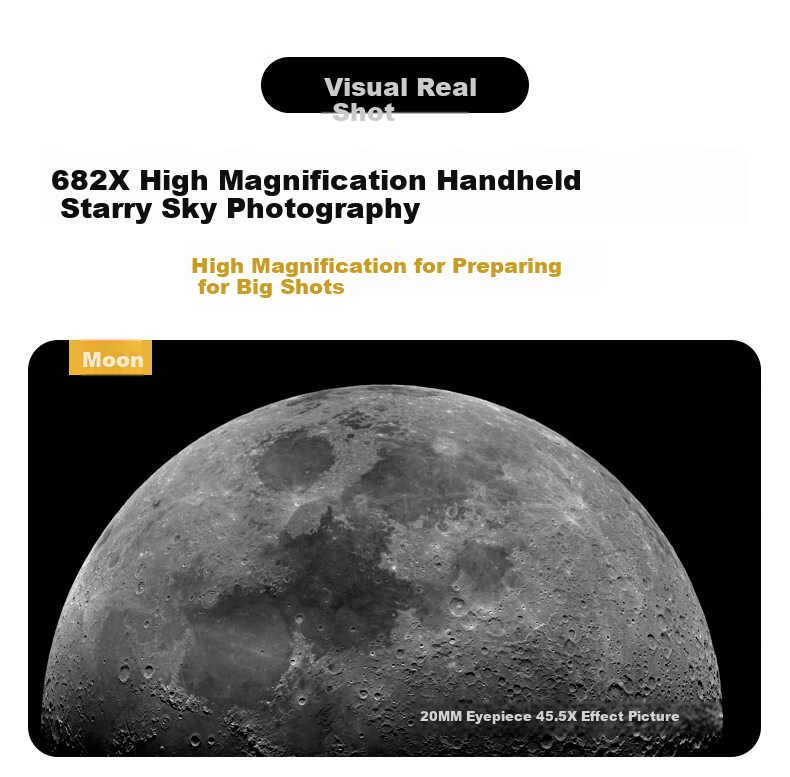 Xingtelang 90EQPro Large-Aperture High-Definition High-Magnification Professional Moon-Gazing Landscape Astronomical Telescope for Deep Space Exploration And Jupiter Viewing 14