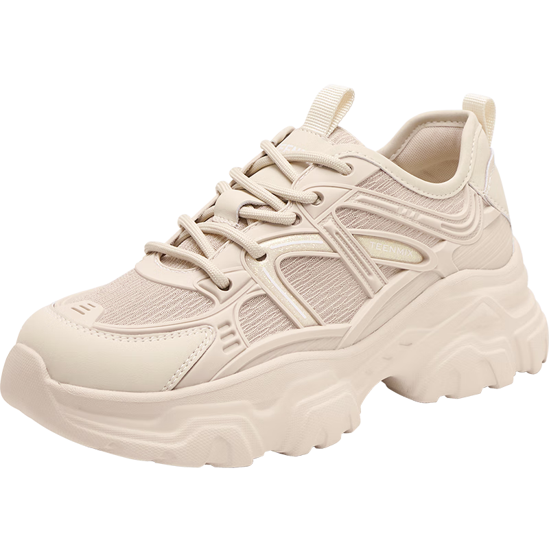 TEENMIX Chunky Sneakers for Women, Casual Shoes, Same Style As in Shopping Malls, Thick-Soled Women's Shoes