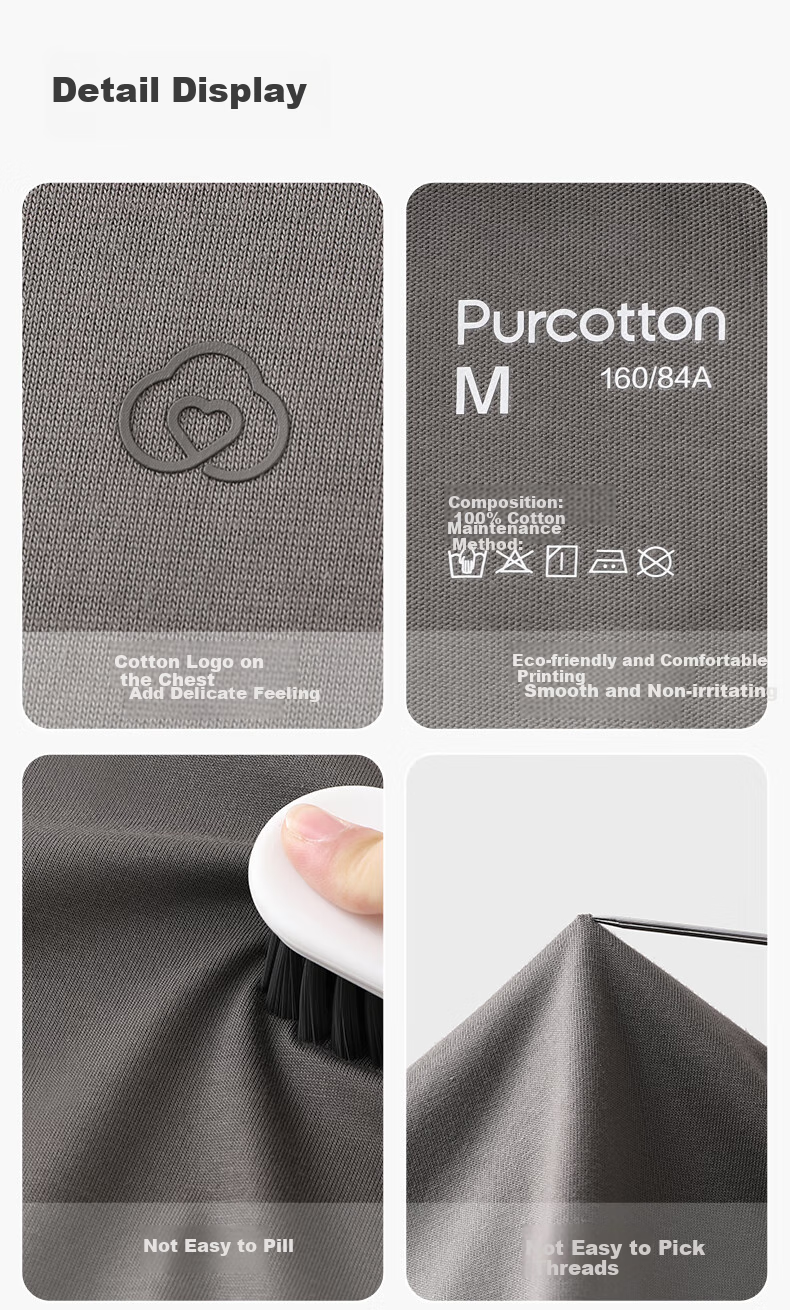 PurCotton 25th Anniversary Women's T-Shirt Cool Water Gloss Cotton Simple Versatile White (Women's) L(165) 22